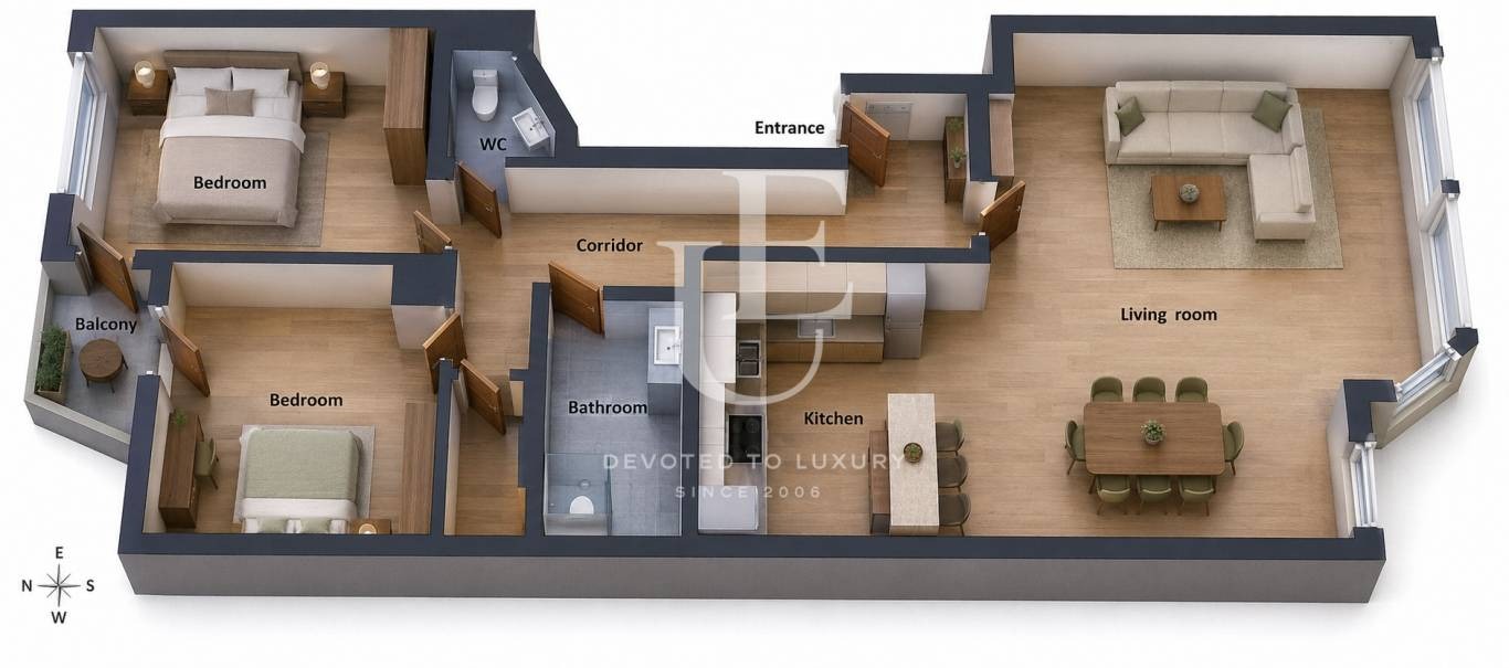 Продава 3-СТАЕН, гр. София, Лозенец, снимка 9 - Апартаменти - 54589518