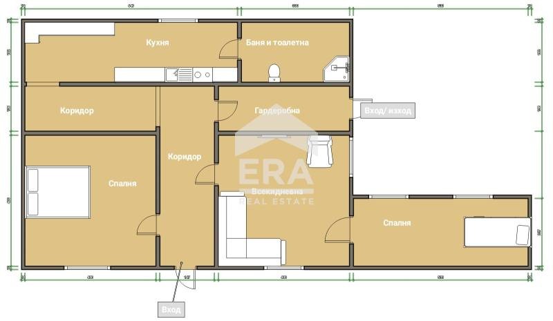 Till salu  2 sovrum Silistra , Centar , 78 kvm | 71264661 - bild [10]