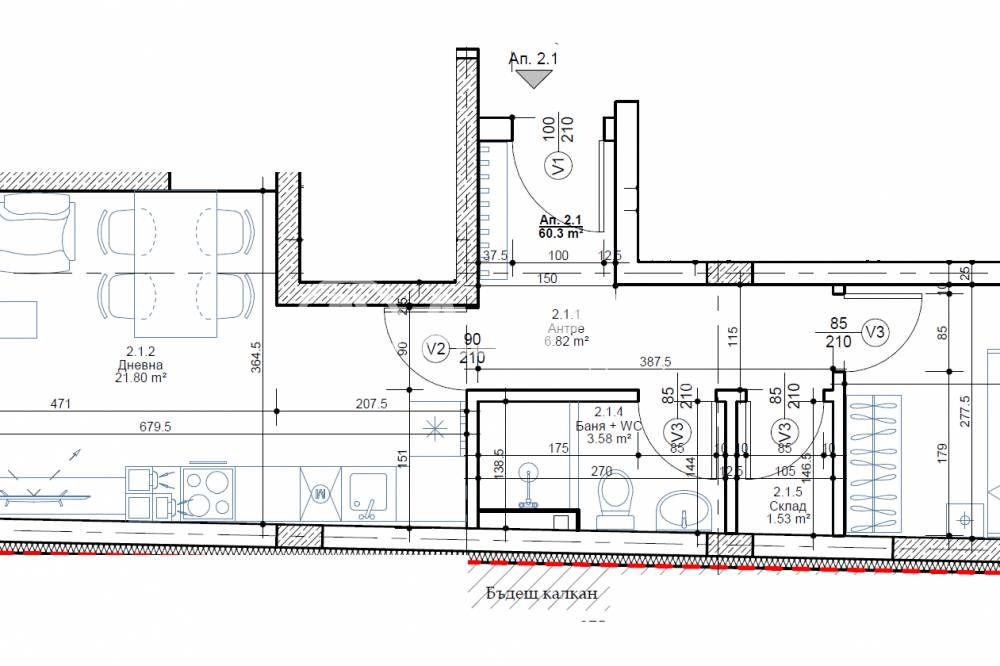 Продава 2-СТАЕН, гр. София, Овча купел, снимка 3 - Апартаменти - 54613659