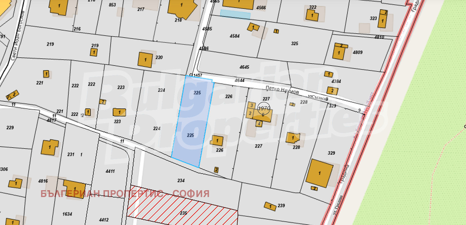 Продава ПАРЦЕЛ, гр. София, в.з.Киноцентъра 3 част, снимка 10 - Парцели - 54960136