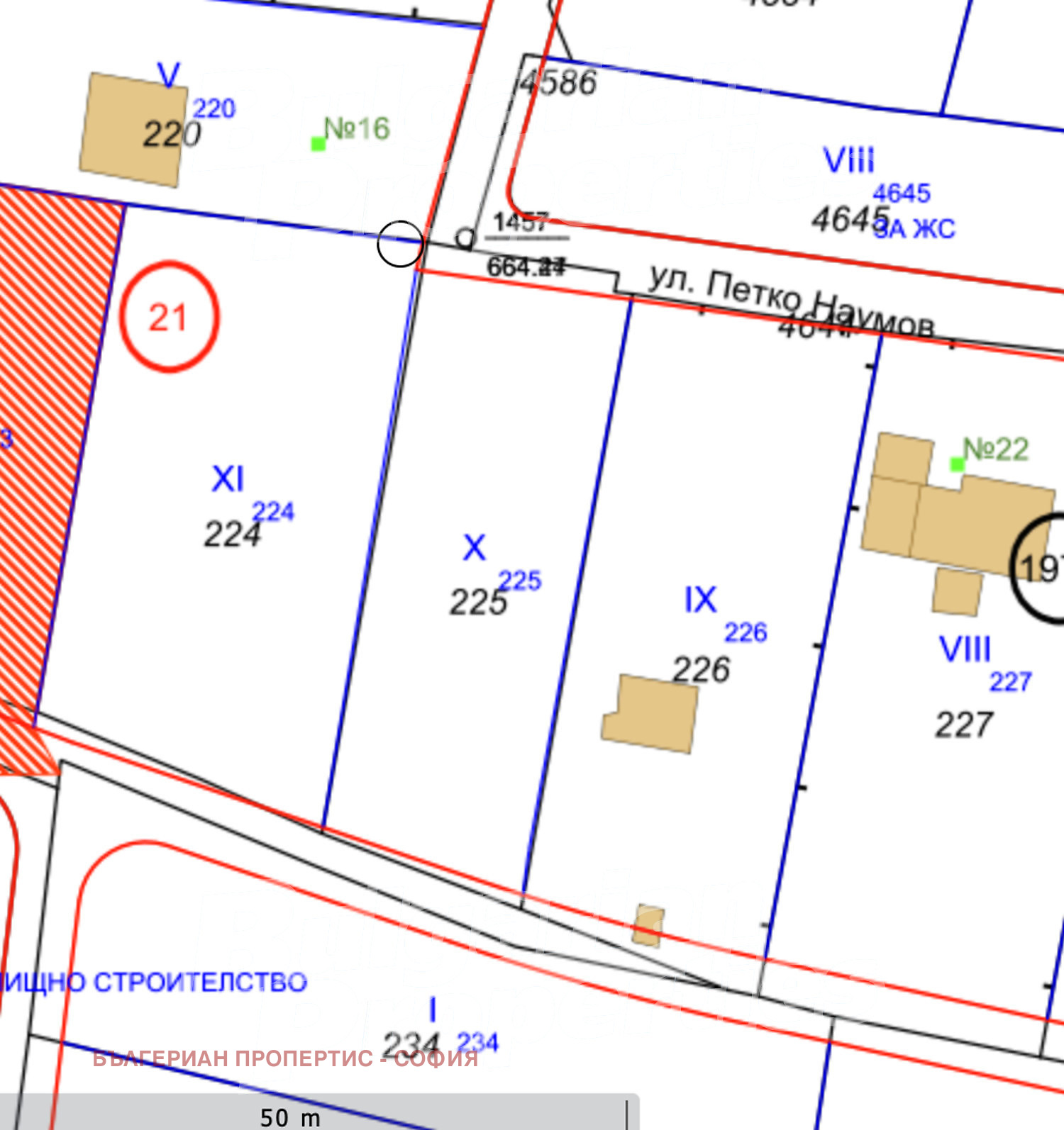 Продава ПАРЦЕЛ, гр. София, в.з.Киноцентъра 3 част, снимка 5 - Парцели - 54960136