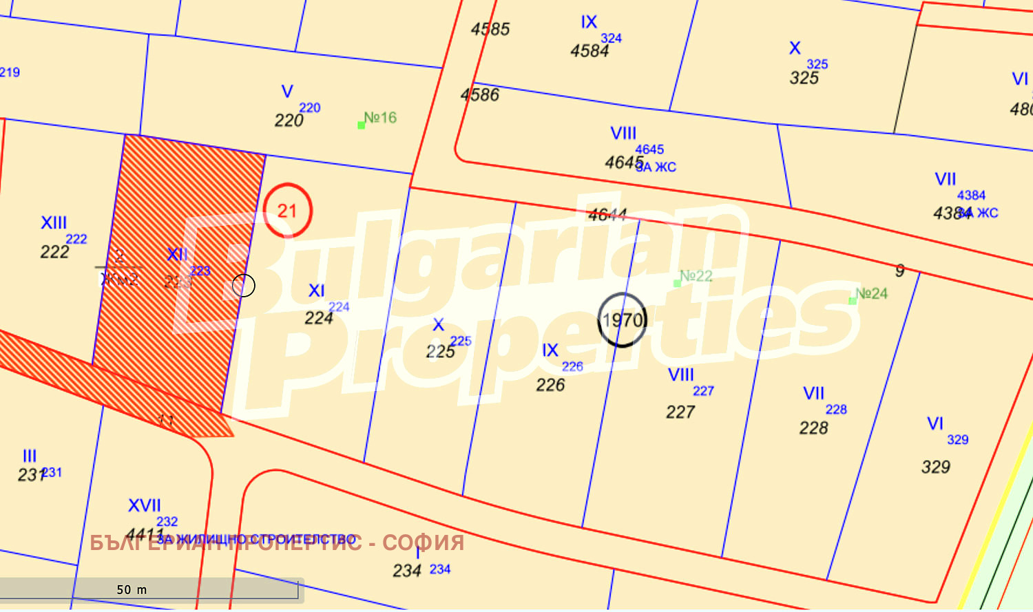 Продава ПАРЦЕЛ, гр. София, в.з.Киноцентъра 3 част, снимка 8 - Парцели - 54960136