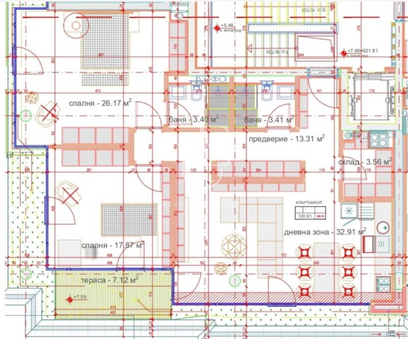 Продава 3-СТАЕН, гр. София, Манастирски ливади, снимка 4 - Aпартаменти - 49574503