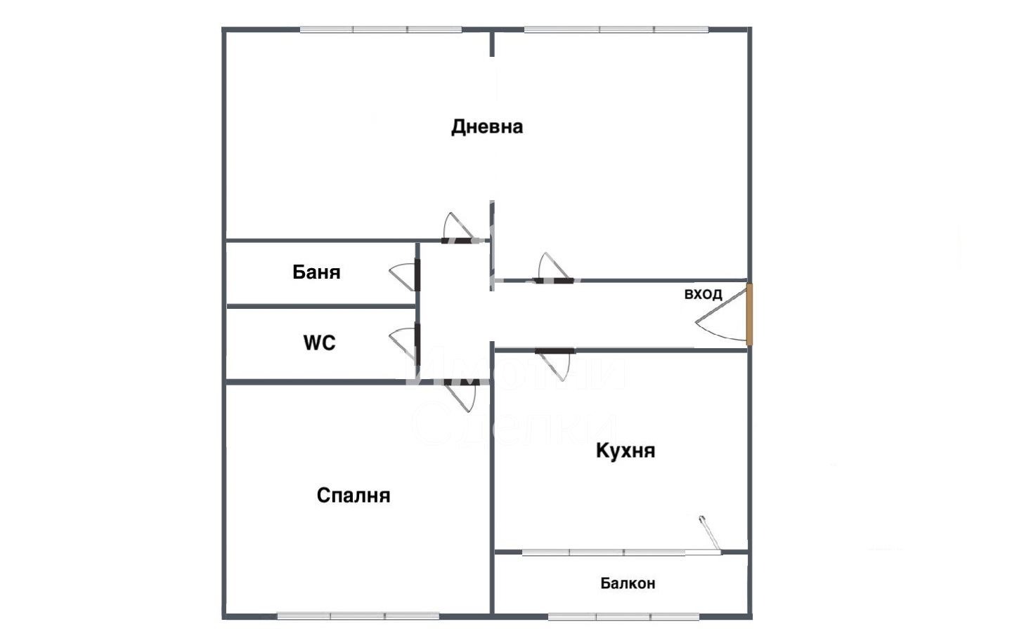 Продава 3-СТАЕН, гр. София, Център, снимка 10 - Апартаменти - 54939310
