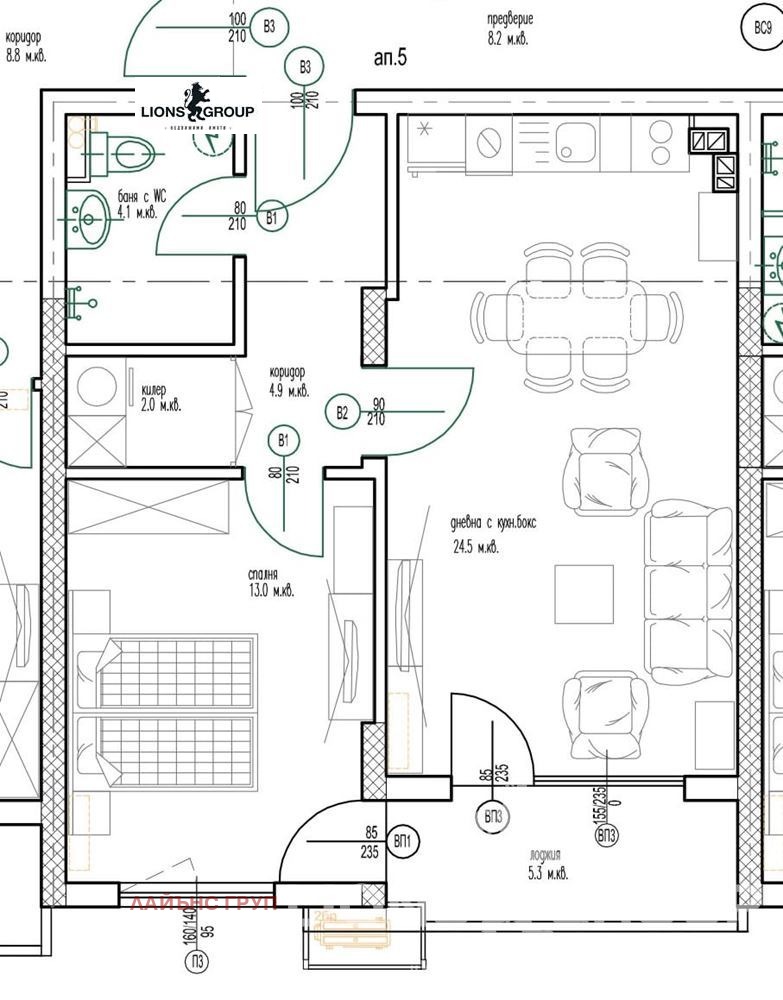 À venda  1 quarto Varna , Vazrajdane 1 , 70 m² | 68386379 - imagem [15]