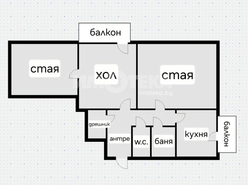 Продава 3-СТАЕН, гр. София, Център, снимка 4 - Апартаменти - 53413886