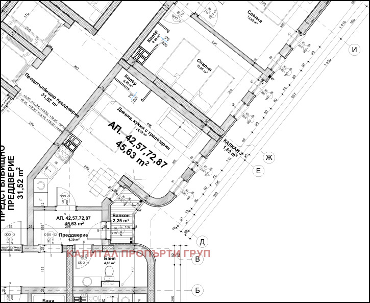 Til salg  Studie Sofia , Zona B-5-3 , 57 kvm | 33624654