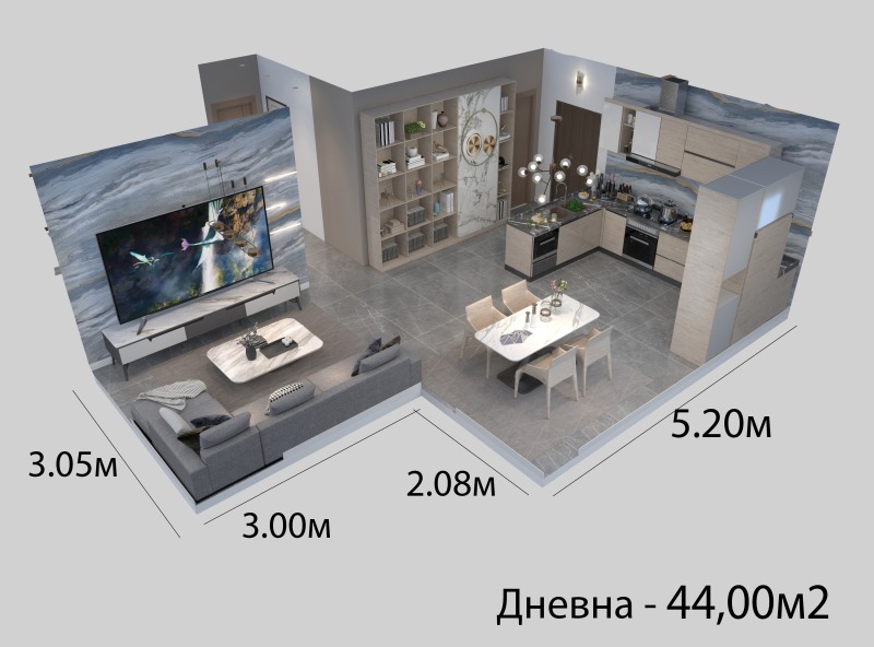 Till salu  2 sovrum Sofia , Knjajevo , 174 kvm | 12930821 - bild [8]