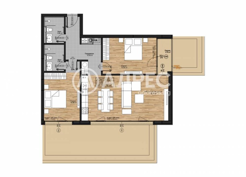 À venda  2 quartos Sofia , Boiana , 124 m² | 62243793 - imagem [4]