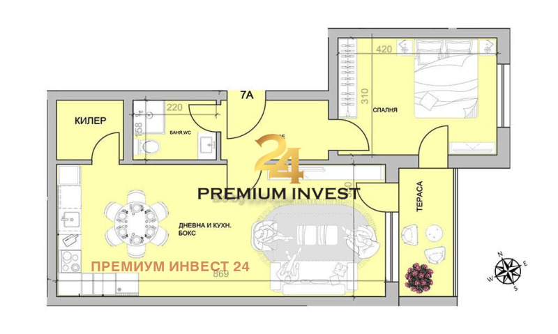Till salu  1 sovrum Plovdiv , Hristo Smirnenski , 82 kvm | 81104747 - bild [6]