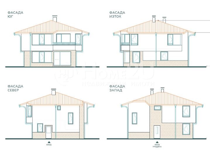 Продава КЪЩА, гр. София, с. Бистрица, снимка 2 - Къщи - 52668686