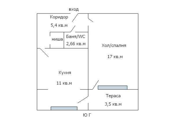 Продава 1-СТАЕН, гр. Варна, Трошево, снимка 6 - Апартаменти - 55143488