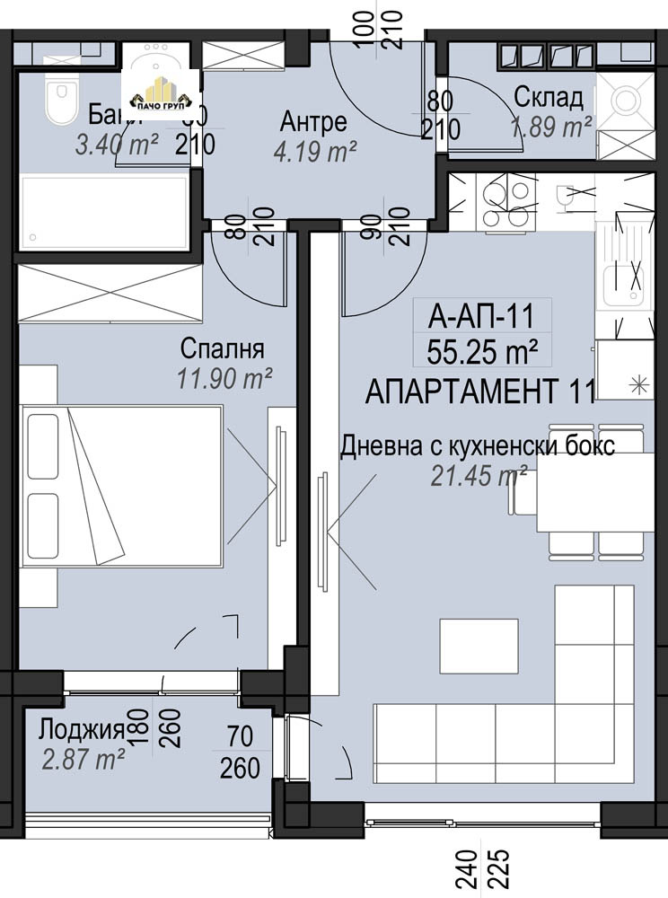 Продава 2-СТАЕН, гр. София, Младост 4, снимка 2 - Aпартаменти - 48845727