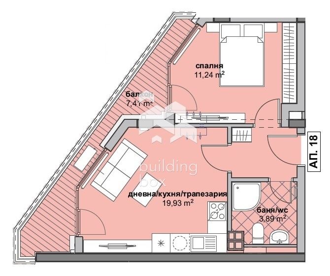 Продава 2-СТАЕН, гр. София, Люлин 6, снимка 1 - Aпартаменти - 48680069