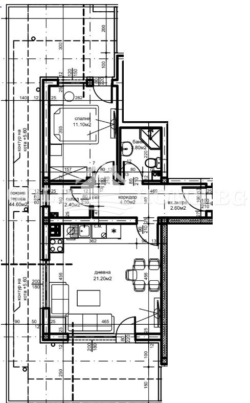 Na sprzedaż  1 sypialnia Plowdiw , Belomorski , 70 mkw | 57698824 - obraz [8]