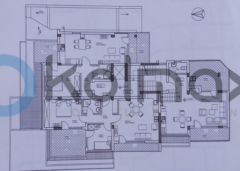 Продаја  2 спаваће собе регион Благоевград , Гоце Делчев , 104 м2 | 36995268 - слика [15]