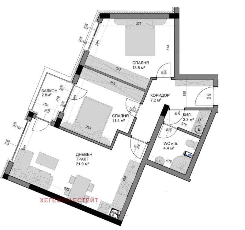 Продава  3-стаен град Варна , Владислав Варненчик 1 , 87 кв.м | 82343883