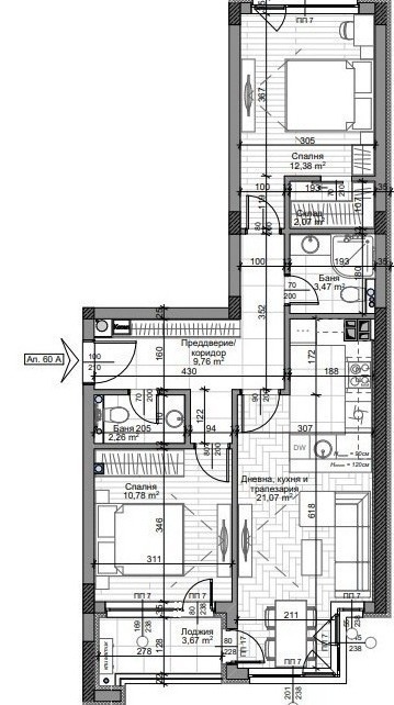 Продава  3-стаен, град София, Младост 4 •  206 280 EUR • ID 98586383 — holmes.bg - [1] 