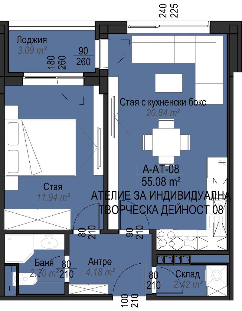 Продава 2-СТАЕН, гр. София, Младост 4, снимка 7 - Aпартаменти - 48845727