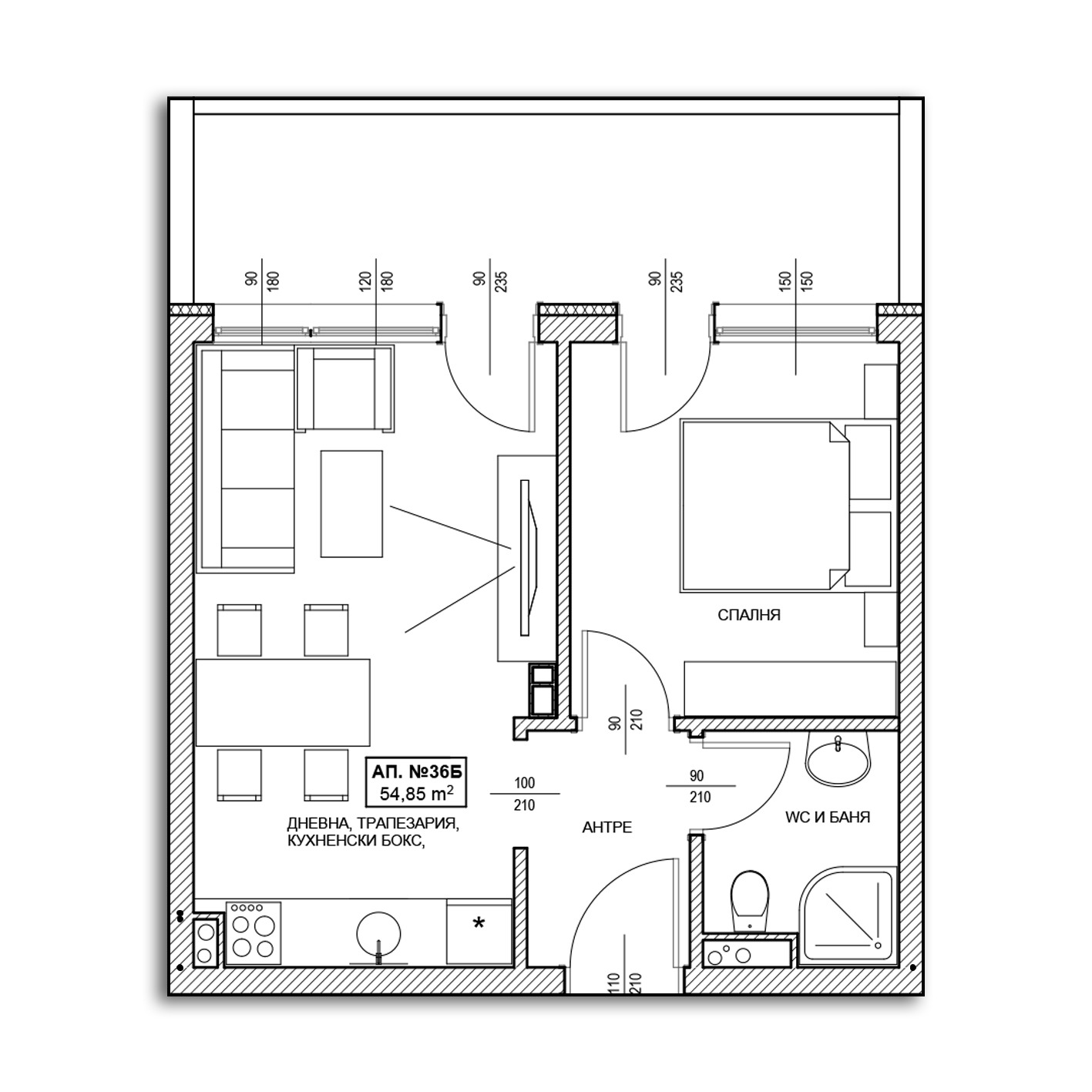 Продава 2-СТАЕН, гр. Поморие, област Бургас, снимка 12 - Апартаменти - 53626035