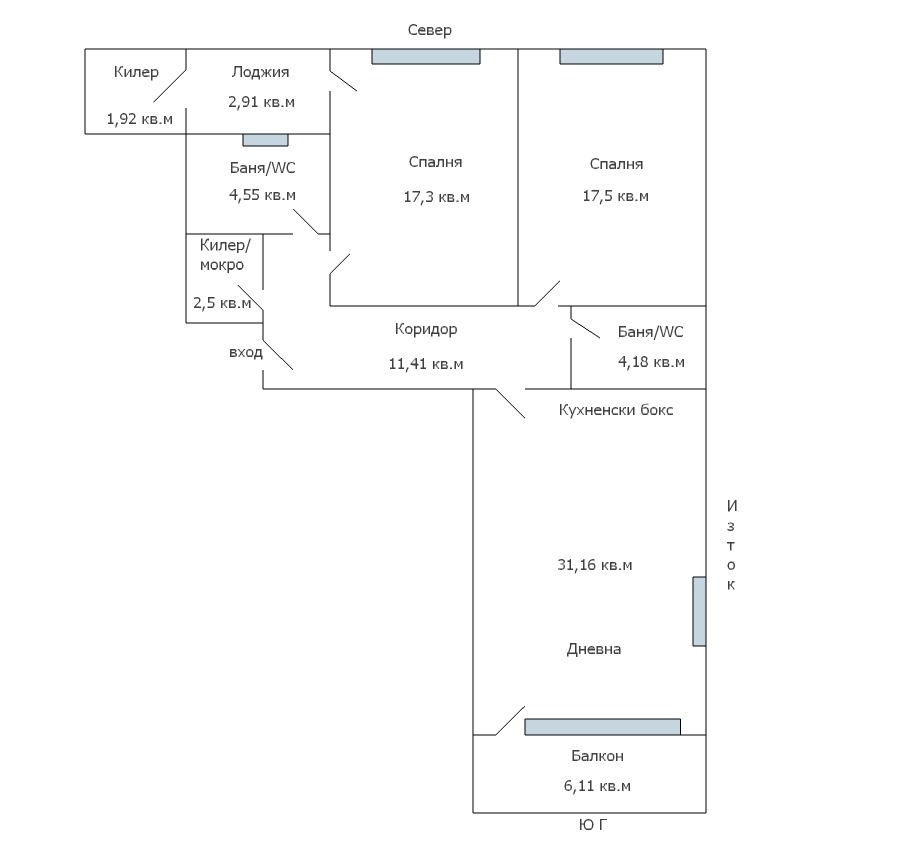 Продава 3-СТАЕН, гр. Варна, Център, снимка 16 - Апартаменти - 53961336