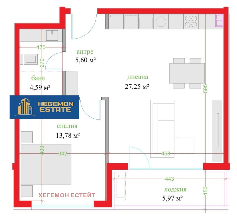 Продава 2-СТАЕН, гр. Варна, Трошево, снимка 2 - Aпартаменти - 49434949