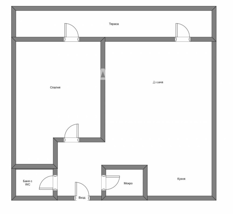En venta  1 dormitorio Sofia , Krasno selo , 98 metros cuadrados | 77632727 - imagen [4]