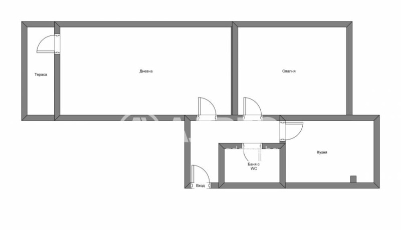 Продава 2-СТАЕН, гр. София, Полигона, снимка 3 - Aпартаменти - 46746316