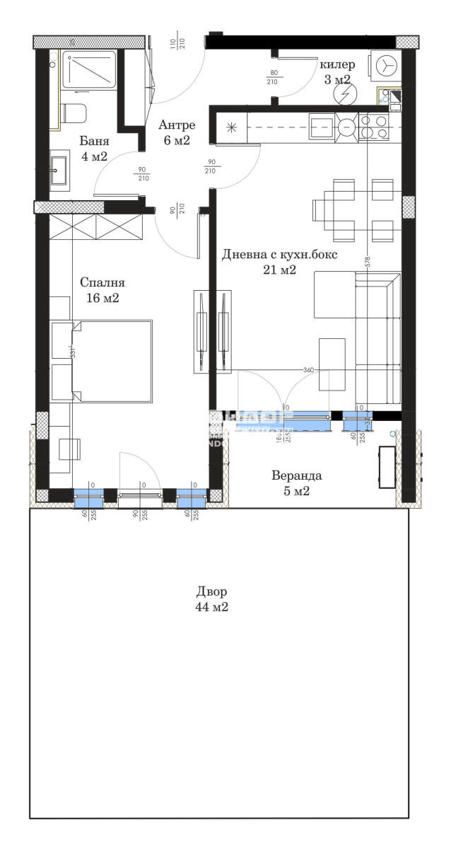 Продава 2-СТАЕН, гр. Пловдив, Христо Смирненски, снимка 3 - Апартаменти - 54627468