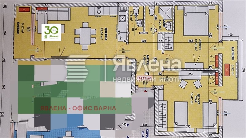 Продава 3-СТАЕН, гр. Варна, к.к. Св.Св. Константин и Елена, снимка 11 - Aпартаменти - 48106425