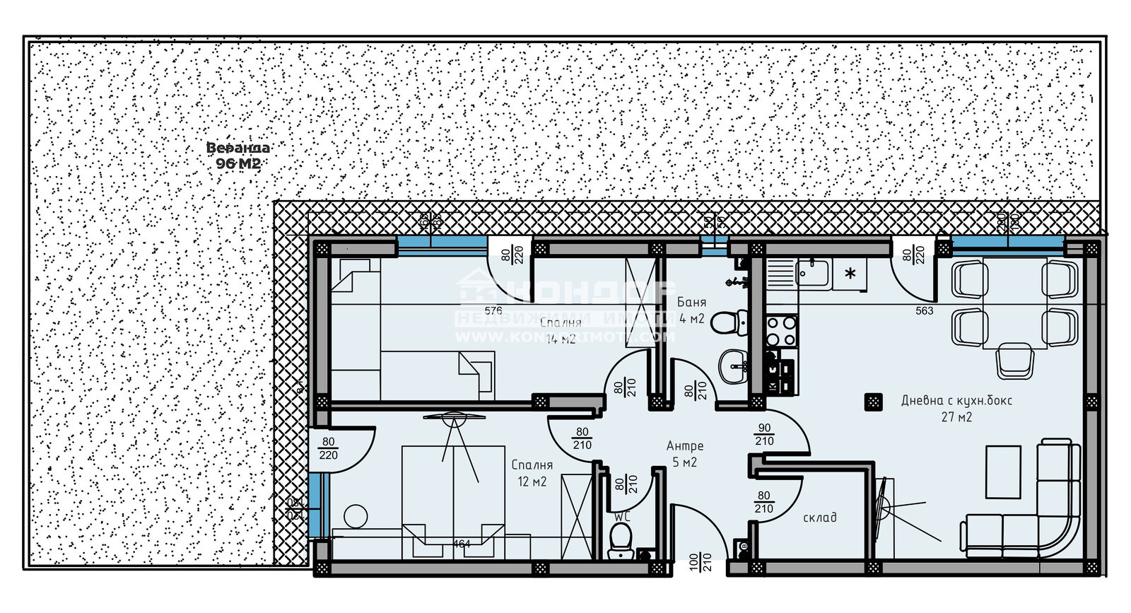 Продава 3-СТАЕН, гр. Пловдив, Остромила, снимка 2 - Апартаменти - 49956320