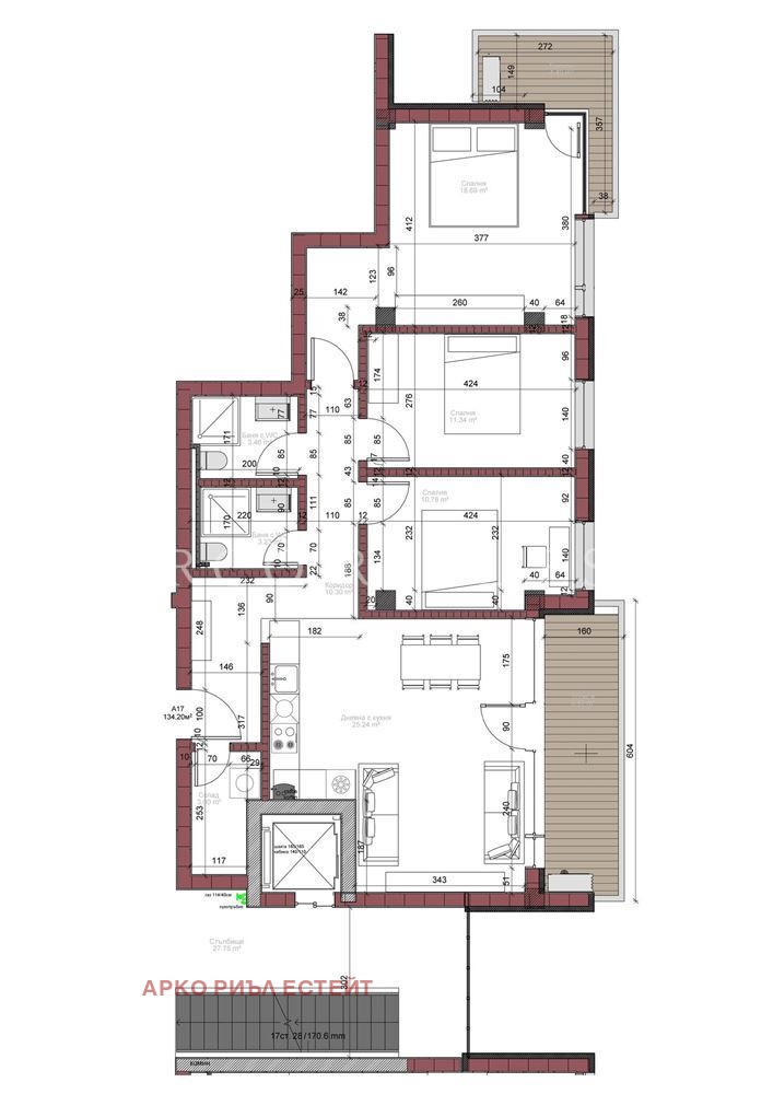 Продава 4-СТАЕН, гр. София, Горубляне, снимка 10 - Апартаменти - 53718456