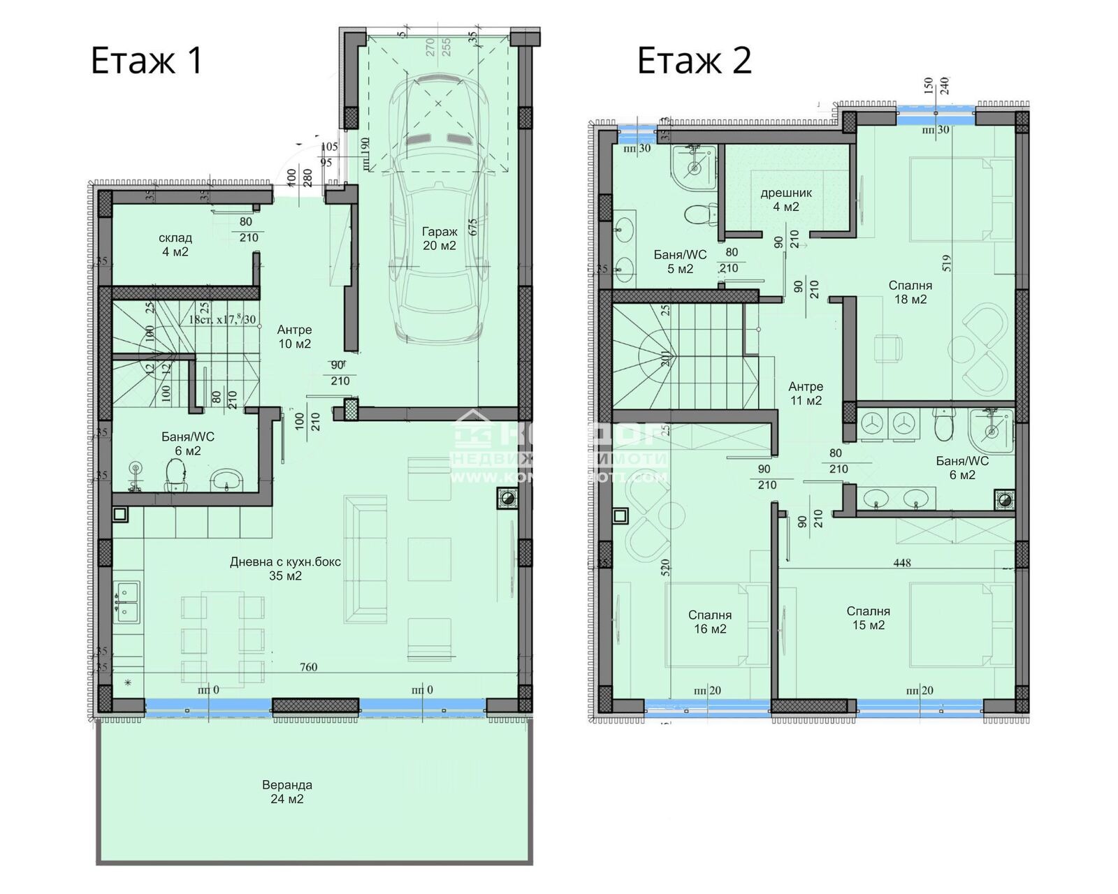 Продава КЪЩА, с. Марково, област Пловдив, снимка 2 - Къщи - 51674733