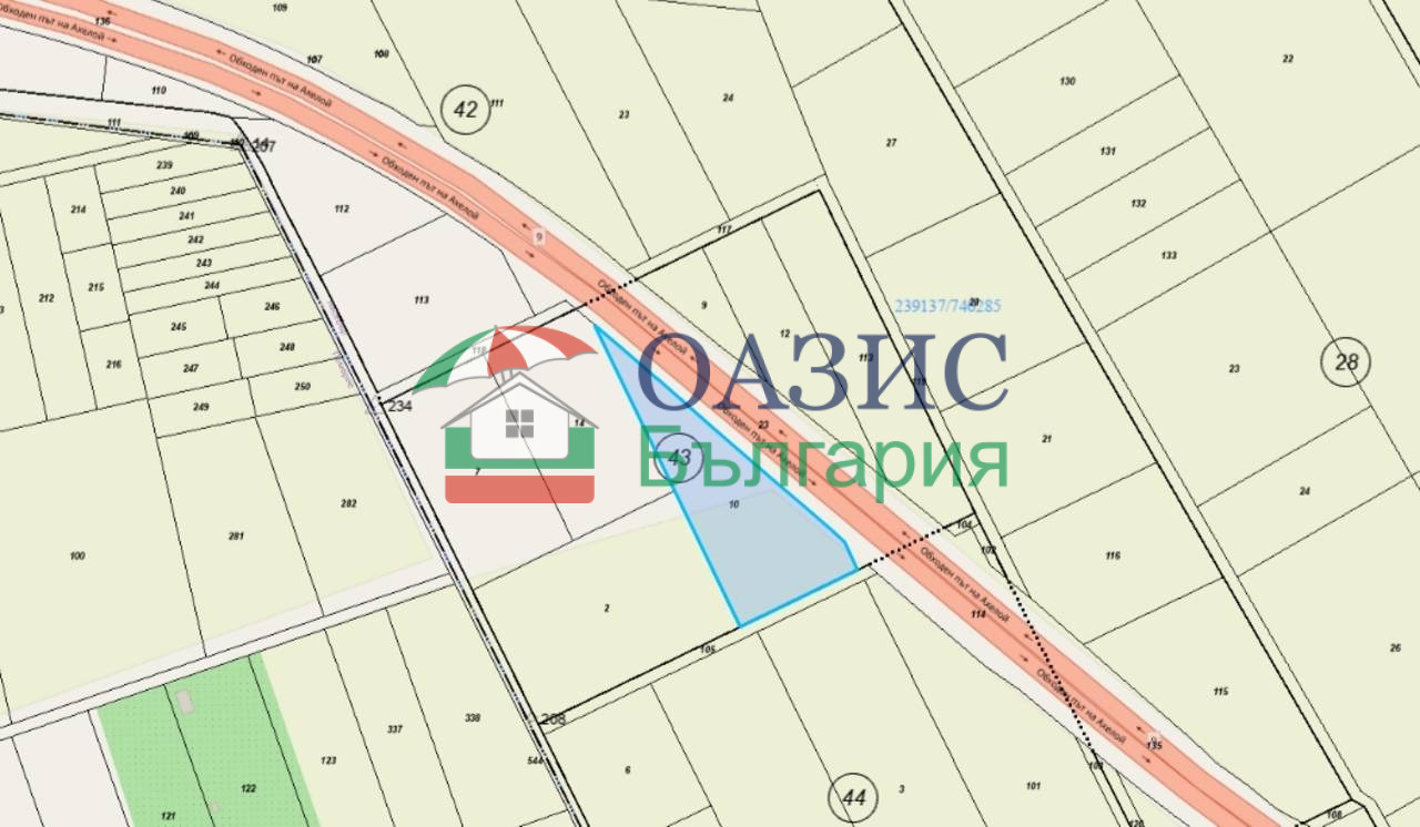 Продава ПАРЦЕЛ, с. Равда, област Бургас, снимка 2 - Парцели - 52050092