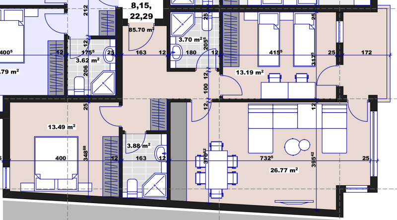 Продава 3-СТАЕН, гр. Стара Загора, Три чучура - север, снимка 3 - Апартаменти - 52748629