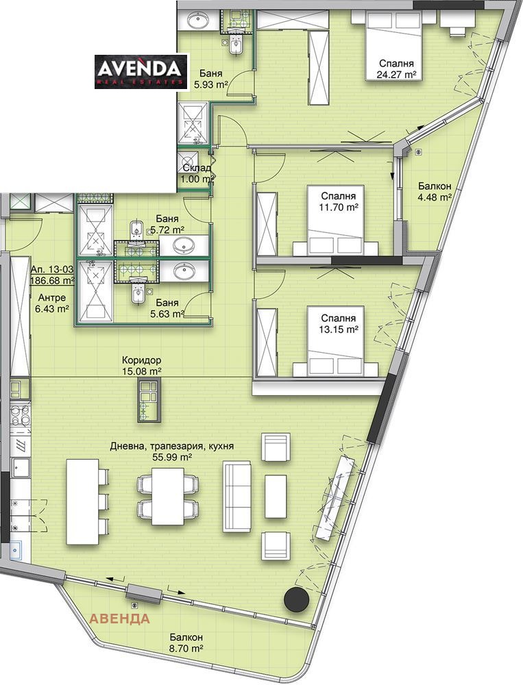 Продава  4-стаен град София , Драгалевци , 228 кв.м | 15751765 - изображение [8]