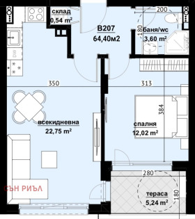 Продажба на двустайни апартаменти в град Бургас — страница 5 - изображение 2 