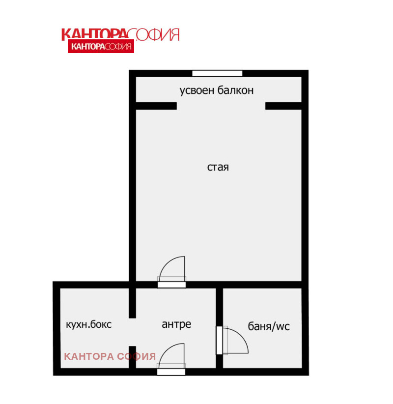 Myytävänä  Studio Sofia , Ljulin 4 , 33 neliömetriä | 26512308 - kuva [8]