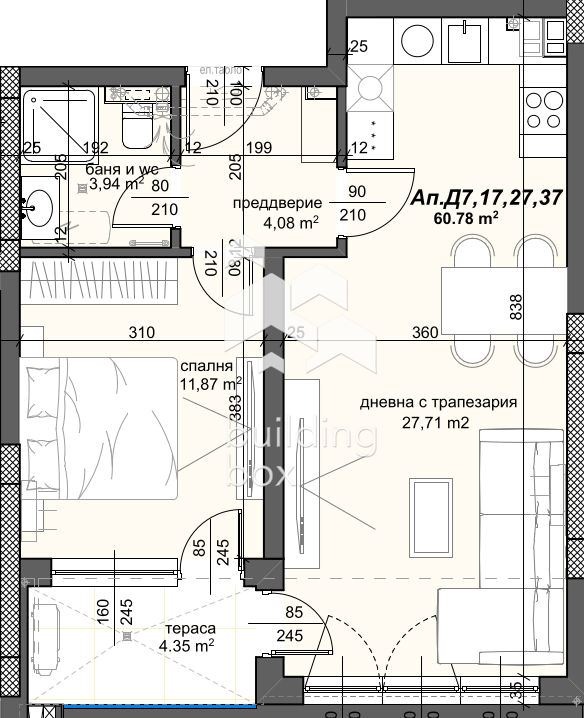 À venda  1 quarto Plovdiv , Trakiia , 74 m² | 51617692 - imagem [2]