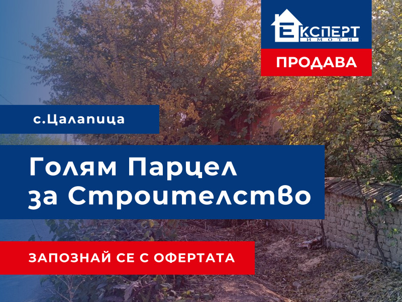 Продава  Парцел област Пловдив , с. Цалапица , 865 кв.м | 83442624