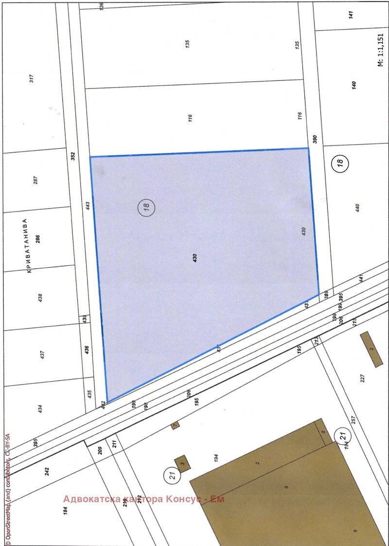 Продава ПАРЦЕЛ в област Пловдив, с. Радиново - 12300 кв.м / 530 000 € » 1 036 589.90 лв., Адвокатска кантора Консус - Емил Николов
