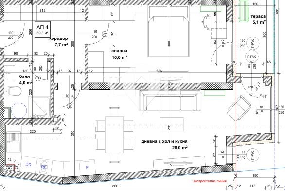 Продава 2-СТАЕН, гр. София, Банишора, снимка 2 - Апартаменти - 53796508