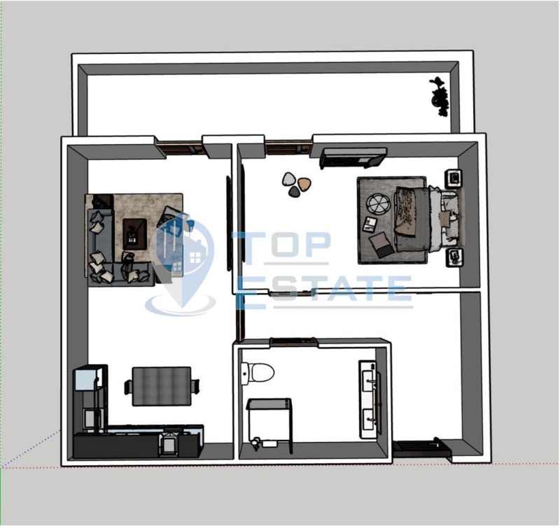 Продава  2-стаен, град Велико Търново, Бузлуджа •  120 000 EUR • ID 23666131 — holmes.bg - [1] 
