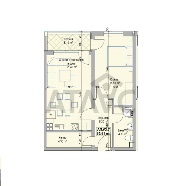 Продава 2-СТАЕН, гр. Пловдив, Христо Смирненски, снимка 6 - Апартаменти - 53713043
