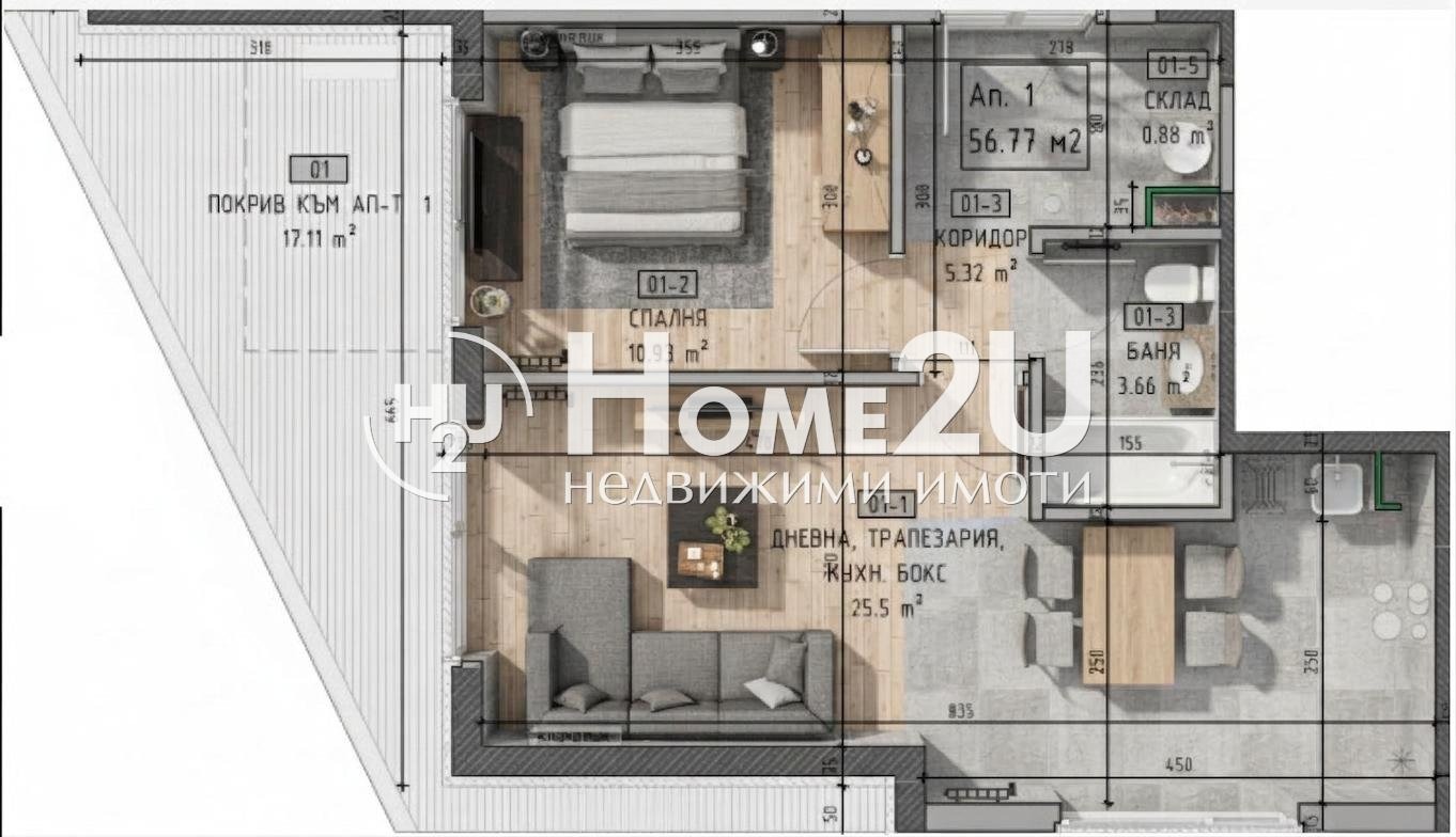 Продава 2-СТАЕН, гр. София, Овча купел 1, снимка 13 - Апартаменти - 55322522