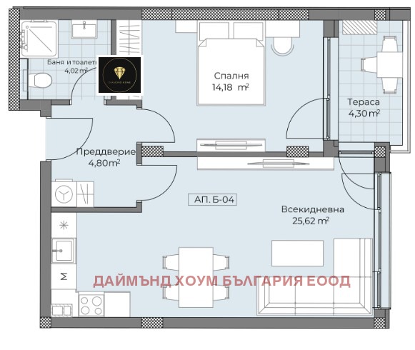 Продава 2-СТАЕН, гр. Пловдив, Остромила, снимка 2 - Aпартаменти - 48363433