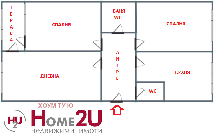 Eladó  2 hálószobás Sofia , Ovcsa kupel 1 , 80 négyzetméter | 71799838