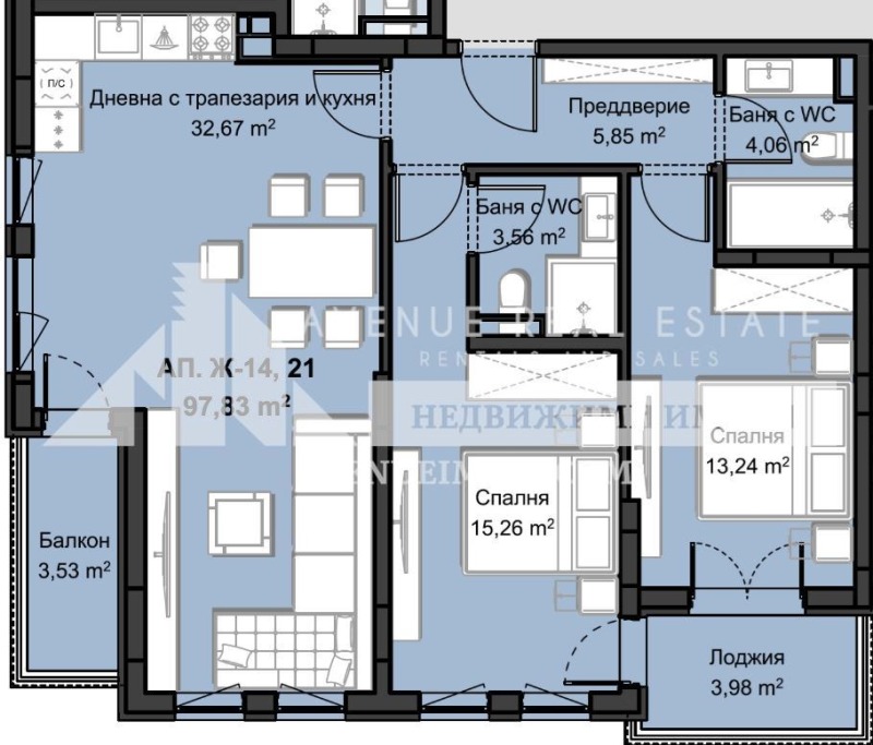 For Sale  2 bedroom Plovdiv , Hristo Smirnenski , 125 sq.m | 95516520 - image [2]