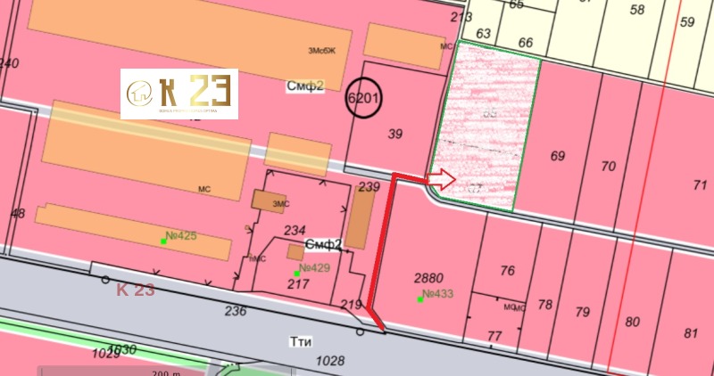 À venda  Trama Sofia , Gorubliane , 8699 m² | 28493194