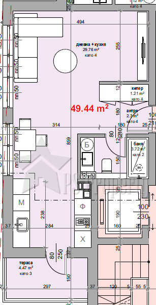 Продава 1-СТАЕН, гр. Стара Загора, Железник - изток, снимка 3 - Апартаменти - 53446091